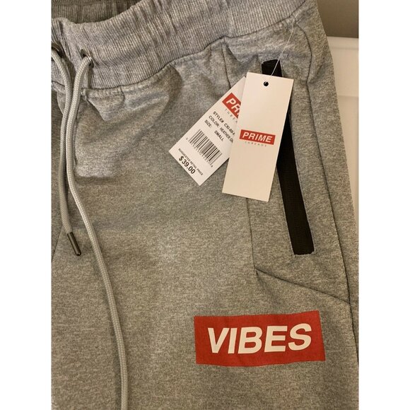Prime Threads Men’s‎ Sz S Gray Vibes Jogger Pant - Picture 1 of 7
